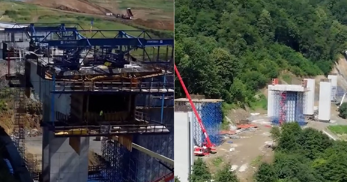 Constructorii de pe secțiunea montană a Autostrăzii Sibiu - Pitești (A1) se pregătesc pentru o premieră inginerească pe Valea Oltului