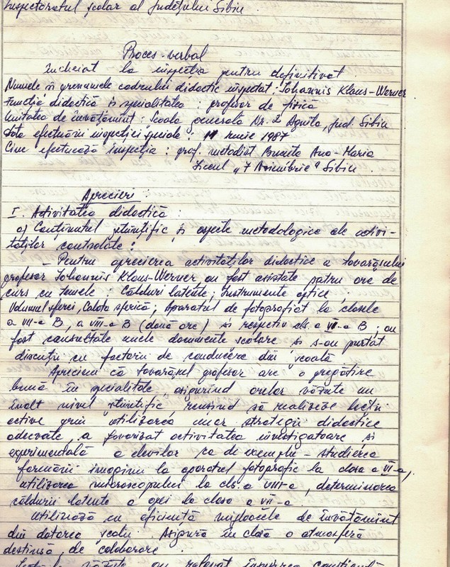 EXCLUSIV. Comandantul detașamentului de pionieri Iohannis