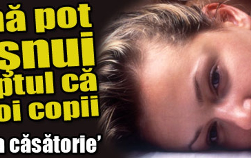 «Nu mă pot obişnui cu faptul că are doi copii din prima căsătorie»