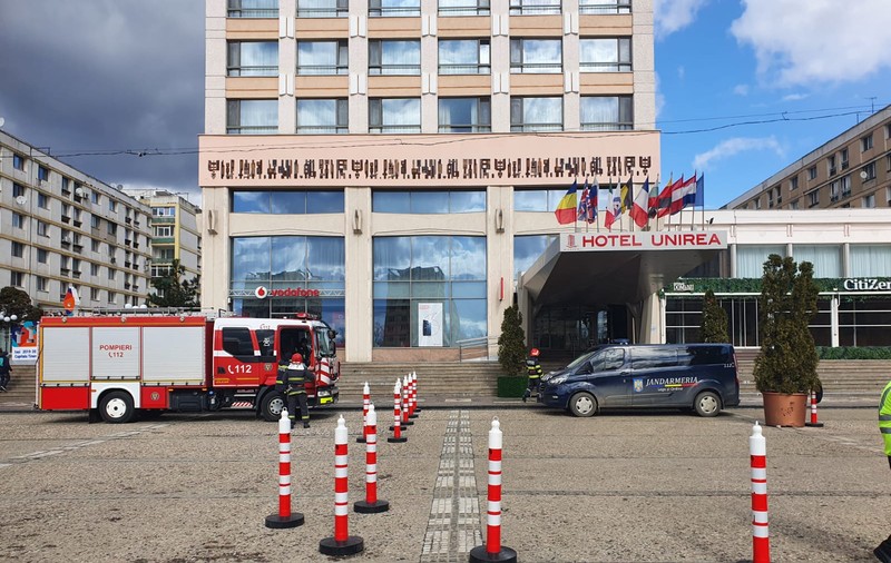 Amenințare falsă cu bombă la Hotelul ”Unirea” din Iași