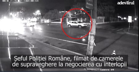 Întâlnirea dintre șefii poliției și membrii clanului Duduianu după moartea lui Emi Pian | Sursa foto: captură video Adevărul