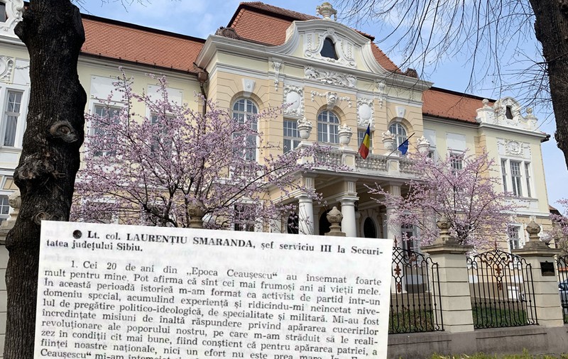 Laurențiu Smaranda, fost angajat al Universității din Sibiu, declarat „ofițer al Securității”. A condus operațiunea „Universaliștii”, în care a filat timp de 15 ani un inginer suspectat de spionaj