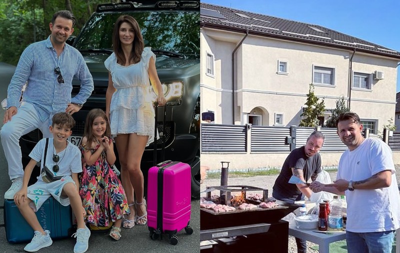 Imagini din casa în care locuiește magicianul Robert Tudor. Elena, soția lui, a decorat singură mai multe obiecte din vilă