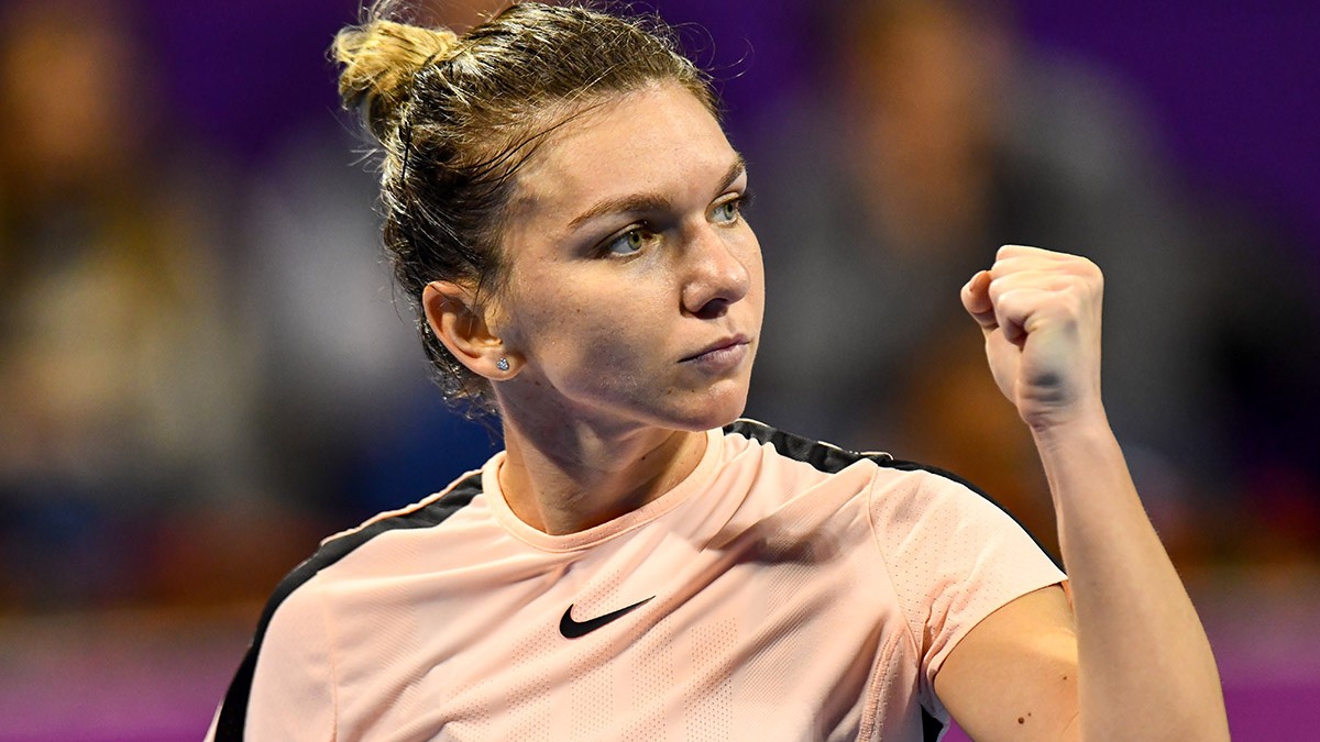Simona Halep a învins-o pe Lesia Ţurenko