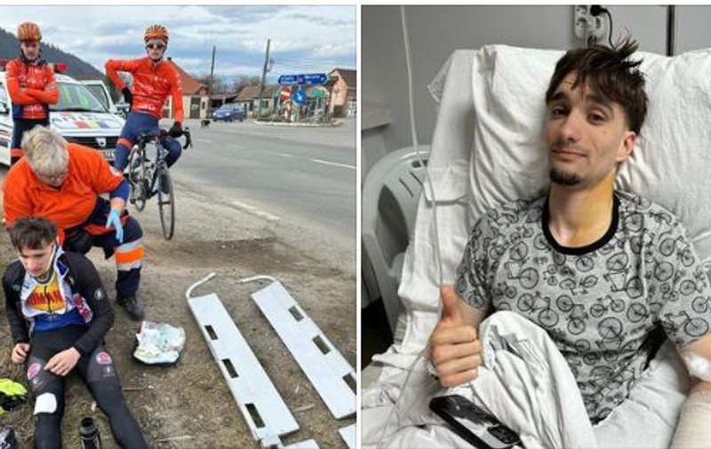Fiul lui Eduard Novak, lovit de o mașină în timp ce se antrena: „Ciclismul în România e sport extrem”