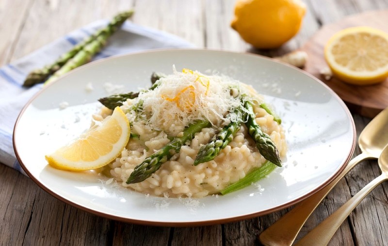 Reţete de risotto cu sparanghel