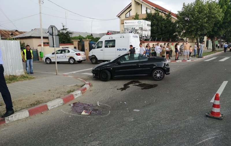 O femeie drogată a ucis un bărbat pe trecerea de pietoni, în Târgoviște