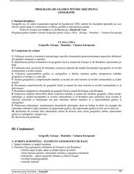 Programa Bac Geografie 2020