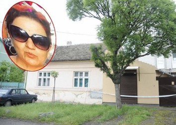 Casa în curtea căreia românca, în medalion, a fost găsită îngropată | Foto: Novosti.rs