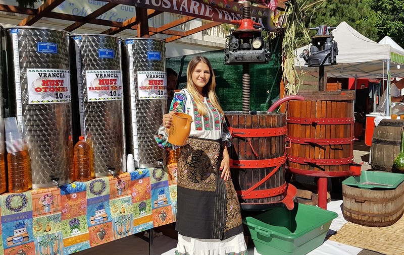 Peste 10 tone de struguri aduși la cel mai mare festival al mustului din București
