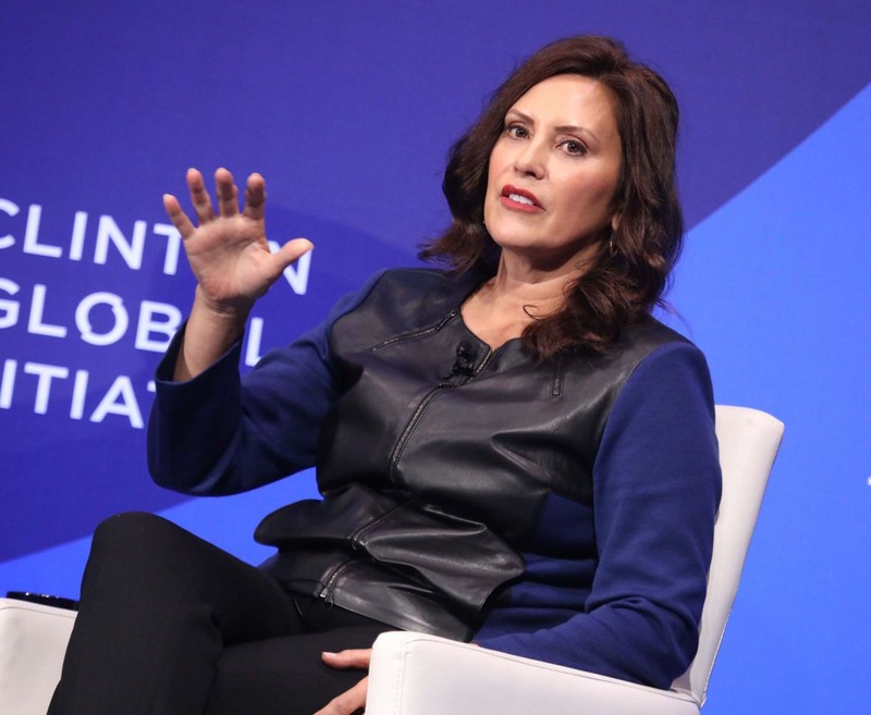 September 19, 2023, Newark, New York, USA: Governor, State of Michigan GRETCHEN WHITMER seen at the Clinton Global Initiative 2023 held at the New York Hilton Hotel. (Credit Image: © Nancy Kaszerman/ZUMA Press Wire)