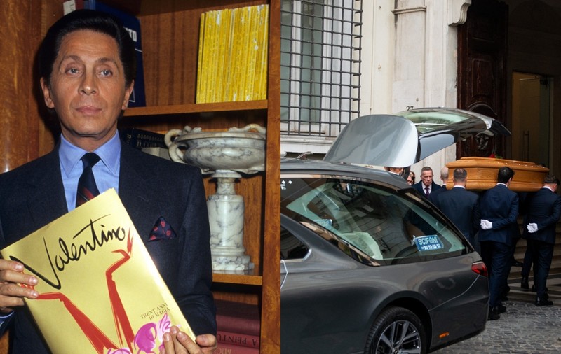 Când și unde va fi înmormântat Valentino Garavani, celebrul designer italian