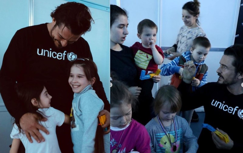 Orlando Bloom a venit în Republica Moldova să sprijine copiii refugiați din Ucraina: „Vizitez familii care au fost forțate să lase totul în urmă”