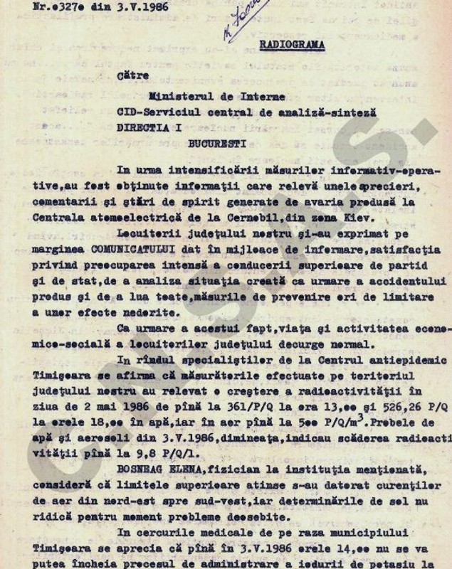 40 de ani de la Cernobîl. Cum a gestionat regimul comunist din România dezastrul nuclear care a schimbat lumea: „Dispunem de tot ce este necesar”