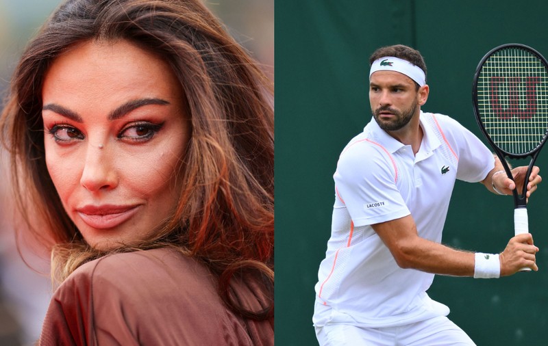 Sărut pasional între Mădălina Ghenea și Grigor Dimitrov, în public. Românca și-a consolat iubitul, care a pierdut un meci important