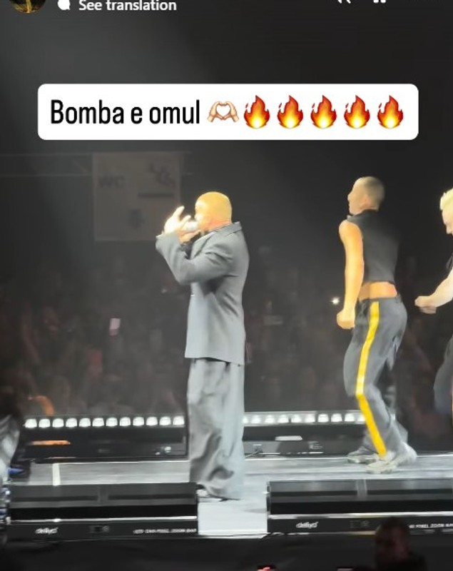 Andreea Esca, dată pe spate de Ricky Martin, pe care l-a văzut pe scenă la București: „Arată ceas și dansează bombă”