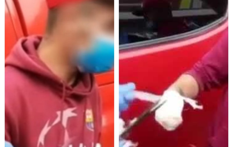 VIDEO | Un bărbat care pretindea că și-a pierdut degetele le cerea bani oamenilor aflați la pelerinaj în București. Cum a fost demascat
