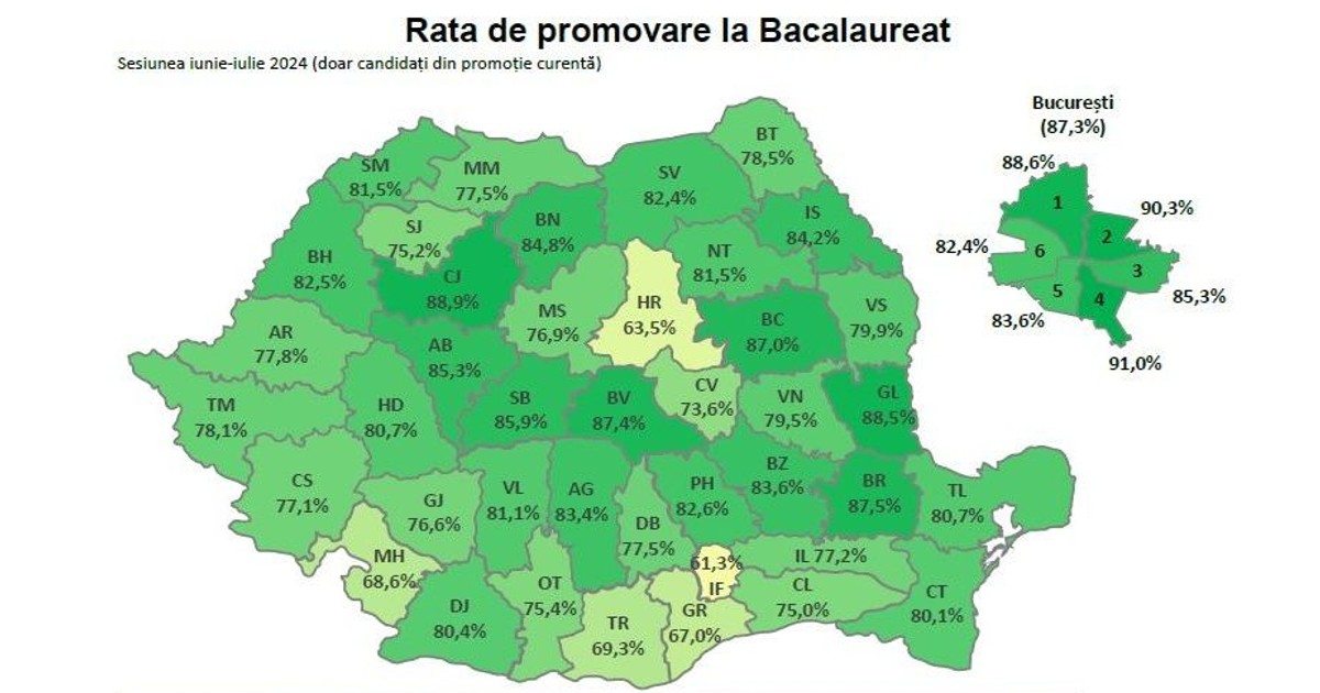 rata promovare bac 2024