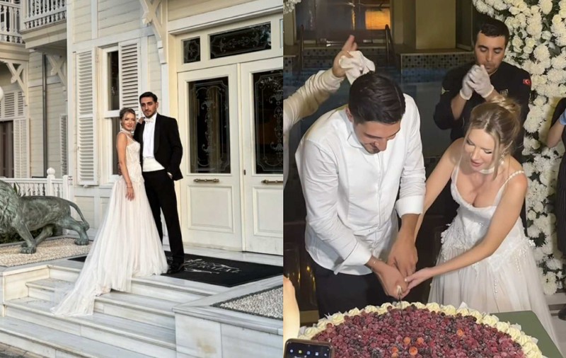 Imagini de la nunta Otiliei Bilionera cu Bekir Ali. Petrecerea a avut loc la restaurantul unui hotel de cinci stele, într-o zonă cu specific otoman