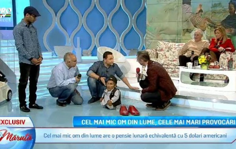 Măruță, față în față cu CEL MAI MIC OM din lume | FOTO