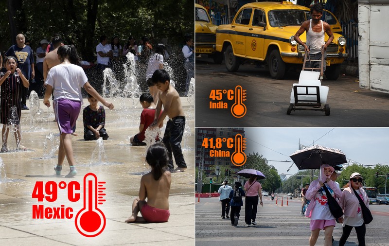 Temperaturi extreme în mai multe zone ale lumii. Valurile de căldură au făcut victime din America până în India. Ce probleme sunt în Europa