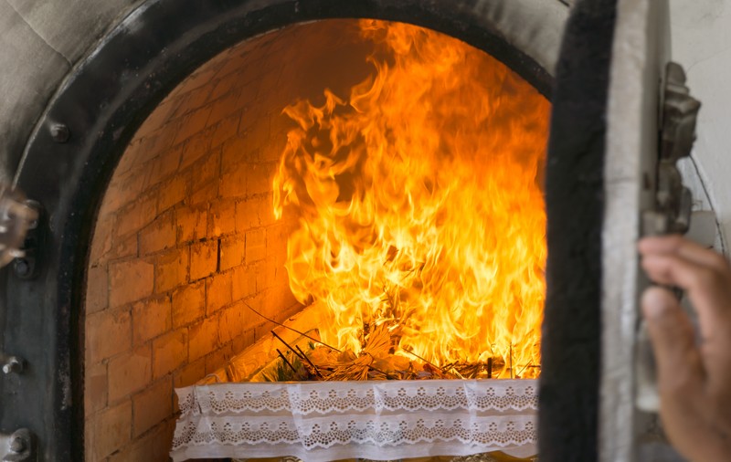 Crematoriu în care a fost incinerat un bărbat care a murit de cancer, contaminat radioactiv