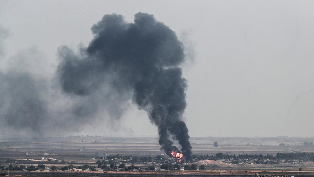 Turcia ar fi folosit fosfor alb împotriva kurzilor în Siria. Mai mulți copii au fost răniți din cauza armelor chimice, interzise de legea internațională foto: EPA