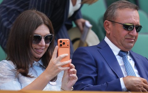 Simona Halep și Dorin Mateiu
