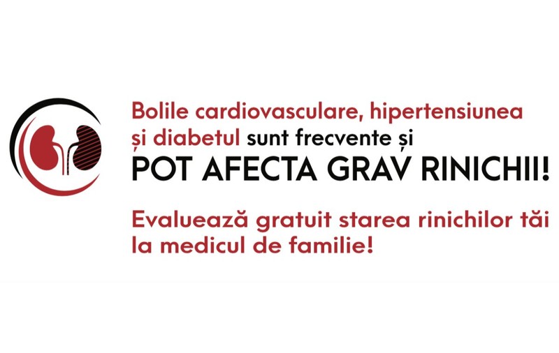 Românii beneficiază de analize gratuite pentru diagnosticarea Bolii Cronice de Rinichi, începând cu 1 iulie