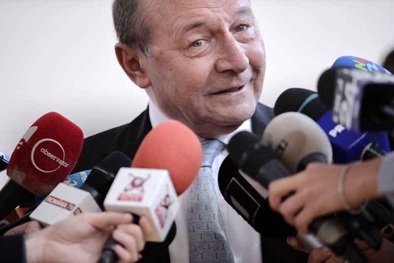 Traian Băsescu candidează pentru a treia oară la Primăria Capitalei. Foto: HEPTA
