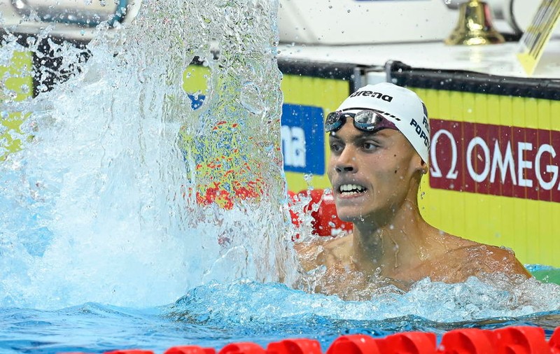 David Popovici s-a calificat în semifinalele probei de 50 de metri liber de la Campionatele Europene de juniori