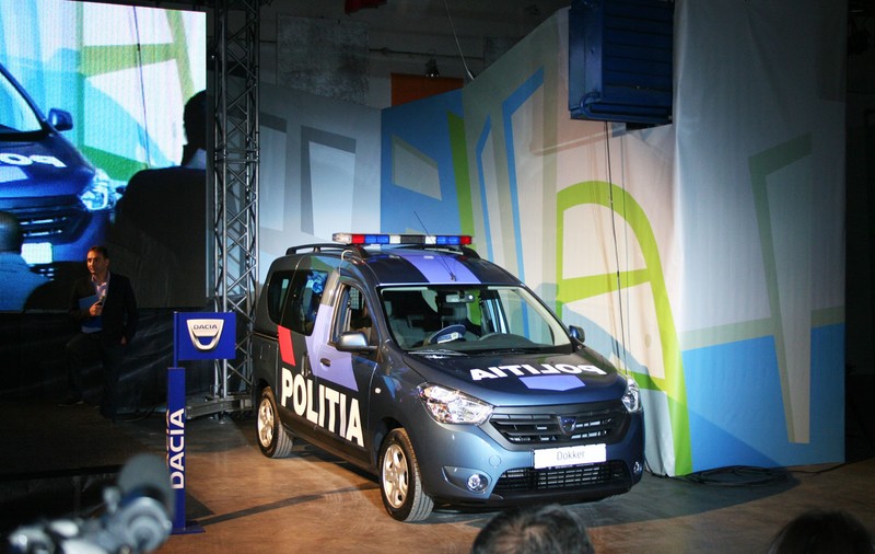 Dacia Dokker, noua maşină de serviciu a Poliţiei Rutiere