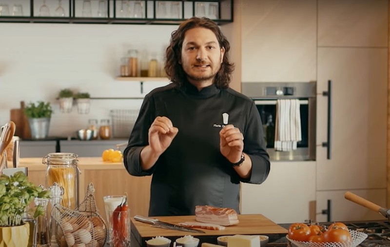 Rețeta de paste carbonara a lui Florin Dumitrescu. Ce ingrediente folosește bucătarul