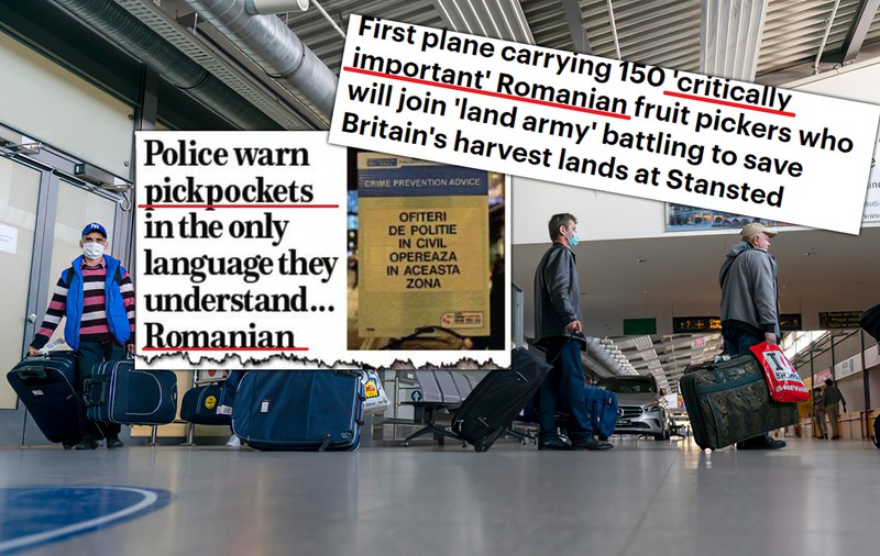 Cum s-a schimbat portretizarea românilor în Marea Britanie. În 2014 eram ”hoți de buzunare”, în 2020 suntem ”muncitori de importanță critică” în criza COVID-19