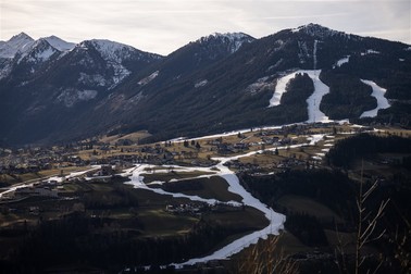 Vedere generală a pârtiilor de schi din Schladming, Austria - 6 ianuarie 2023 | Foto: EPA