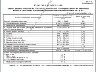 Comisia de Insolvență crede că o familie cu doi copii poate trăi cu 2.600 de lei