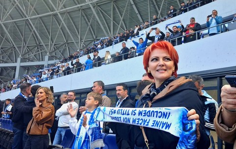Ce a spus Olguța Vasilescu, după victoria Craiovei din Superliga: a fost în tribună la meci