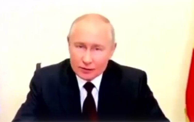 „Cadou” pentru Putin de la hackeri: deepfake-ul difuzat la televiziunea din Crimeea de ziua de naștere a liderului de la Kremlin | VIDEO