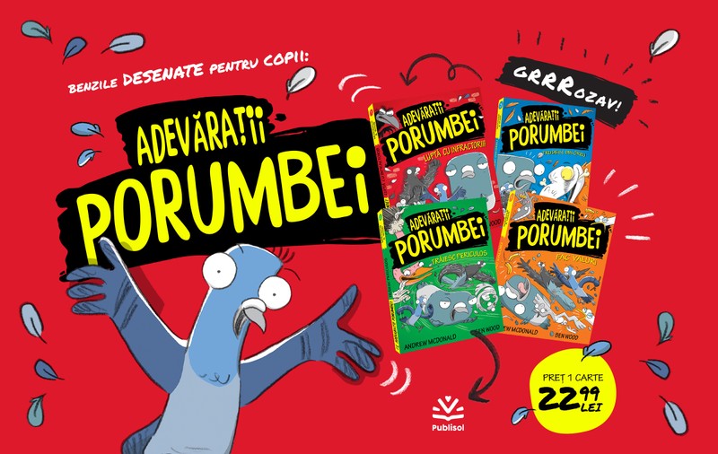 Prezintă-i micuțului tău „Adevărații Porumbei” – benzi desenate pentru copii