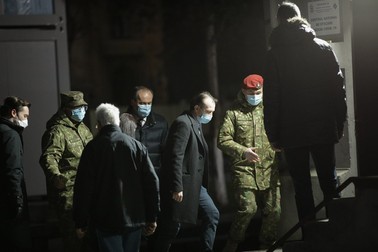 Florin Cîțu a sosit în această dimineață la Institutul Cantacuzino | Foto: Vlad Chirea / Libertatea