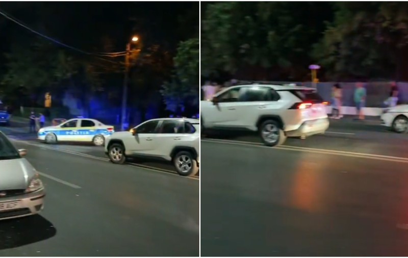 Urmărire ca-n filme pe străzile din București. Un adolescent fără permis a refuzat să oprească la semnalele polițiștilor