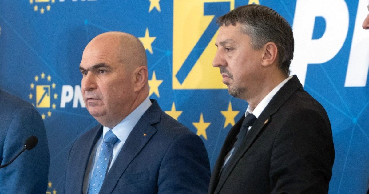 Ilie Bolojan și Daniel David, după o ședință a Biroului Politic National al PNL