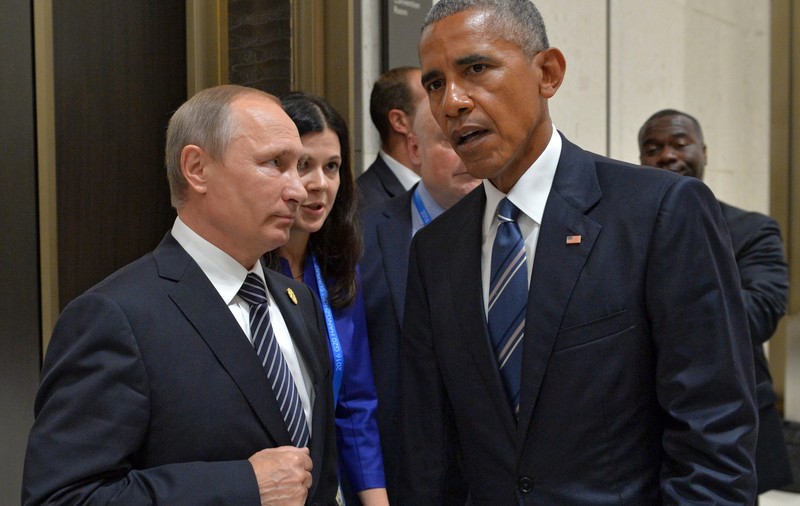 Ultima întâlnire Barack Obama - Vladimir Putin. Cei doi lideri au discutat timp de câteva minute