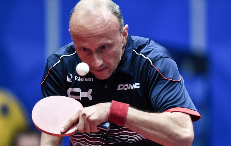 Traian Ciociu, cel mai vârstnic jucător de la Campionatele Mondiale de tenis de masă pe echipe din Suedia / VIDEO