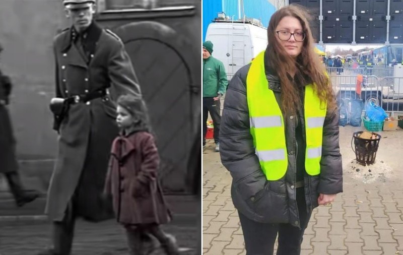 Actrița Oliwia Dabrowska, „fetița cu haină roșie” din „Lista lui Schindler”, e șefa voluntarilor care ajută refugiații ajunși în Polonia