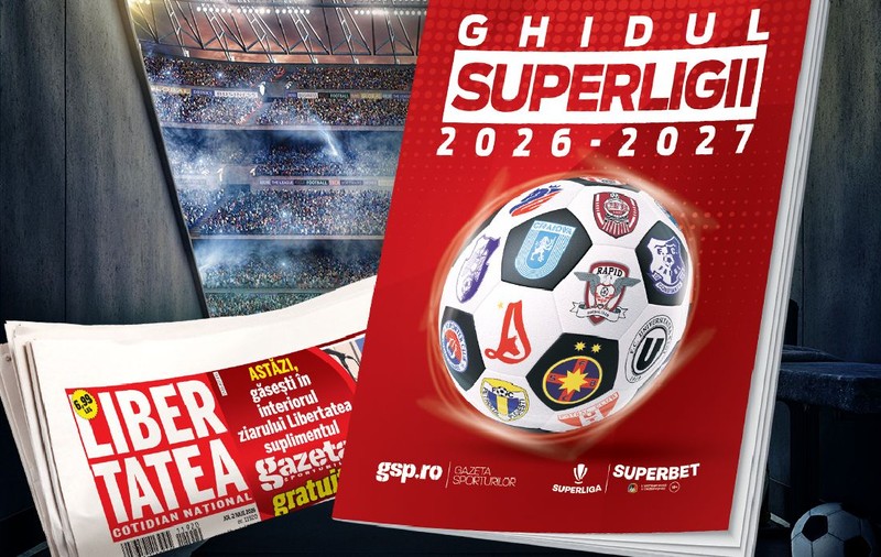 Libertatea îți oferă „Ghidul Superligii”. Distribuit gratuit, cu ziarul de sâmbătă, 18 iulie