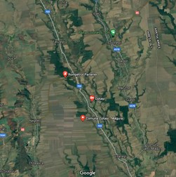 Parisul, fost sat, e acum un cartier din Optași și nu figurează pe Google Maps
