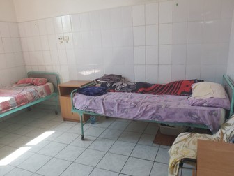 O cameră din Centrul de Recuperare și Reabilitare pentru Persoane Adulte cu Handicap din Călinești