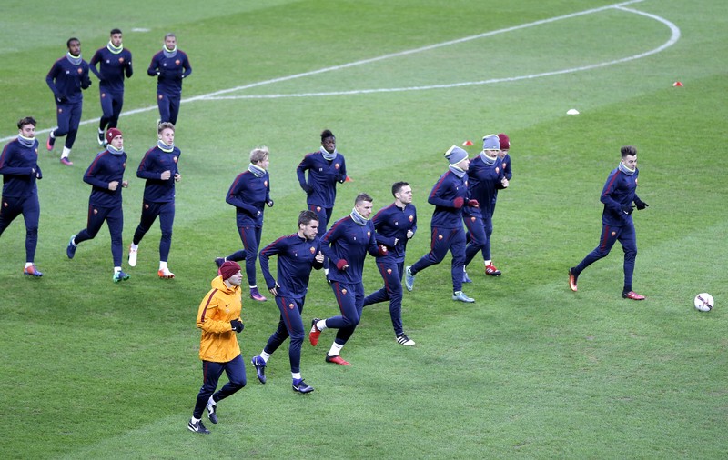 Liga Europa. Astra - AS Roma (joi, ora 20.00). Italienii s-au antrenat pe Arena Naţională / FOTO