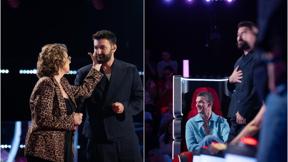 Carmen Tănase și Smiley pe scena de la Vocea României 2026. Sursa FOTO/ Pro TV